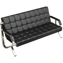 Dongwo Yueshun office sofa simple modern office business reception three-seat sofa coffee table combination