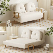 Naijia] Folding sofa bed dual-purpose leisure overnight bed small apartment living room multi-functional dual-purpose lazy sofa