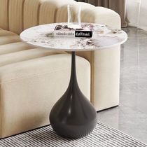 Dongle Wei Wu Light Lavish Rockboard Tea Table Досуг Креативность Круглый Стол Мобильный Домашний гостиный Спальный Диван Уголок Несколько Сторон несколько