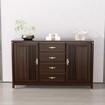 Senzong solid wood sideboard modern simple storage cabinet Zen home B&B hotel club sideboard