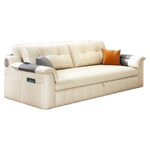 Baiying 2024 new multifunctional sofa bed small apartment living room double sofa folding dual-purpose telescopic bed