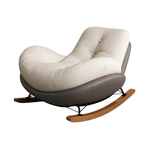 Dongwo Aixing lounge chair balcony home leisure penguin chair living room lazy sofa chair eggshell rocking chair rocking chair