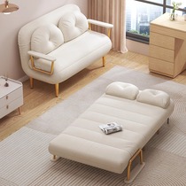 Jiangmei Gong folding sofa bed dual-purpose home small apartment single and double cream style living room balcony multi-functional sofa