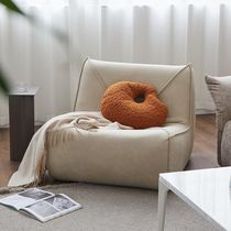 Genoway Technology Fabric Lazy Sofa Living Room Pure Sponge Leisure Chair Balcony Bedroom Internet Celebrity Single Small Sofa