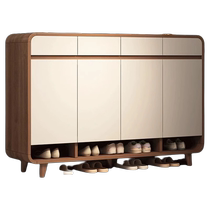 Dongwo Yijia Wooden Shoe Cabinet Home Door 2024 Hot Style Indoor Solid Wood Leg Entry Door Porch Storage Cabinet Shoe Rack