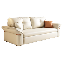 Baiying Cream Style Folding Sofa Bed Dual-Purpose Small Apartment Internet Celebrity Double Multi-Function Study Telescopic Bed