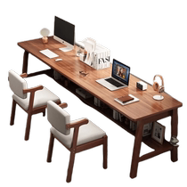 Depinman long table double desk student home wall narrow table computer table study table long writing table