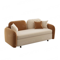 Dongwo Nuosiduo light luxury fabric sofa bed cream style pull-out dual-purpose living room Internet celebrity telescopic multi-functional storage