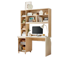 Hexuan integrated bookcase computer desk home study set combination writing study table JV1V