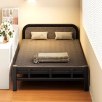 Hexuan simple office nap artifact dormitory adult nap crib reinforced iron bed home folding sheet bed
