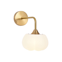 Han Hao Bedroom Bedside Wall Lamp Modern Simple Creative Cotton Romantic Warm Aisle Living Room Background Wall Small Chandelier