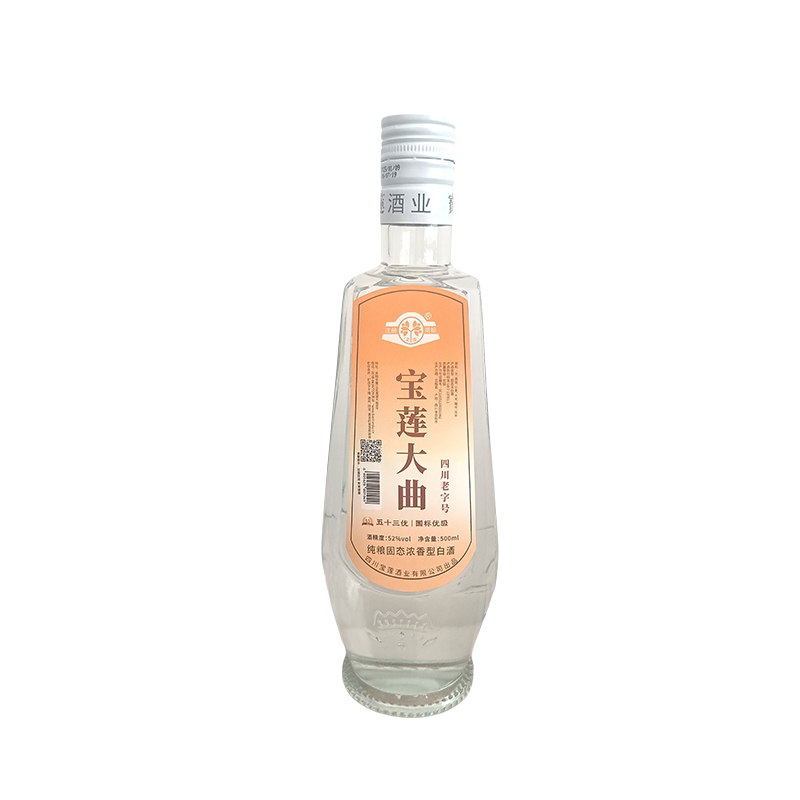 四川宝莲大曲浓香型白酒52度优质纯粮食酒500ml瓶装评价- 淘宝网