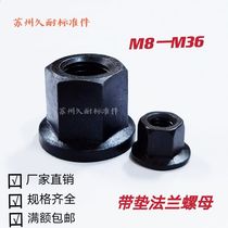 Mold accessories screw cap with gasket nut with gasket flange nut Mold flange nut flange nut flange female flange cap