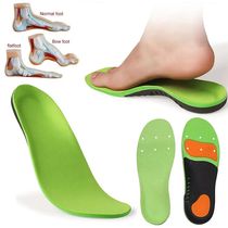 Pu Orthopedic Sports Insoles Pads For Shoes Men Women Flat F