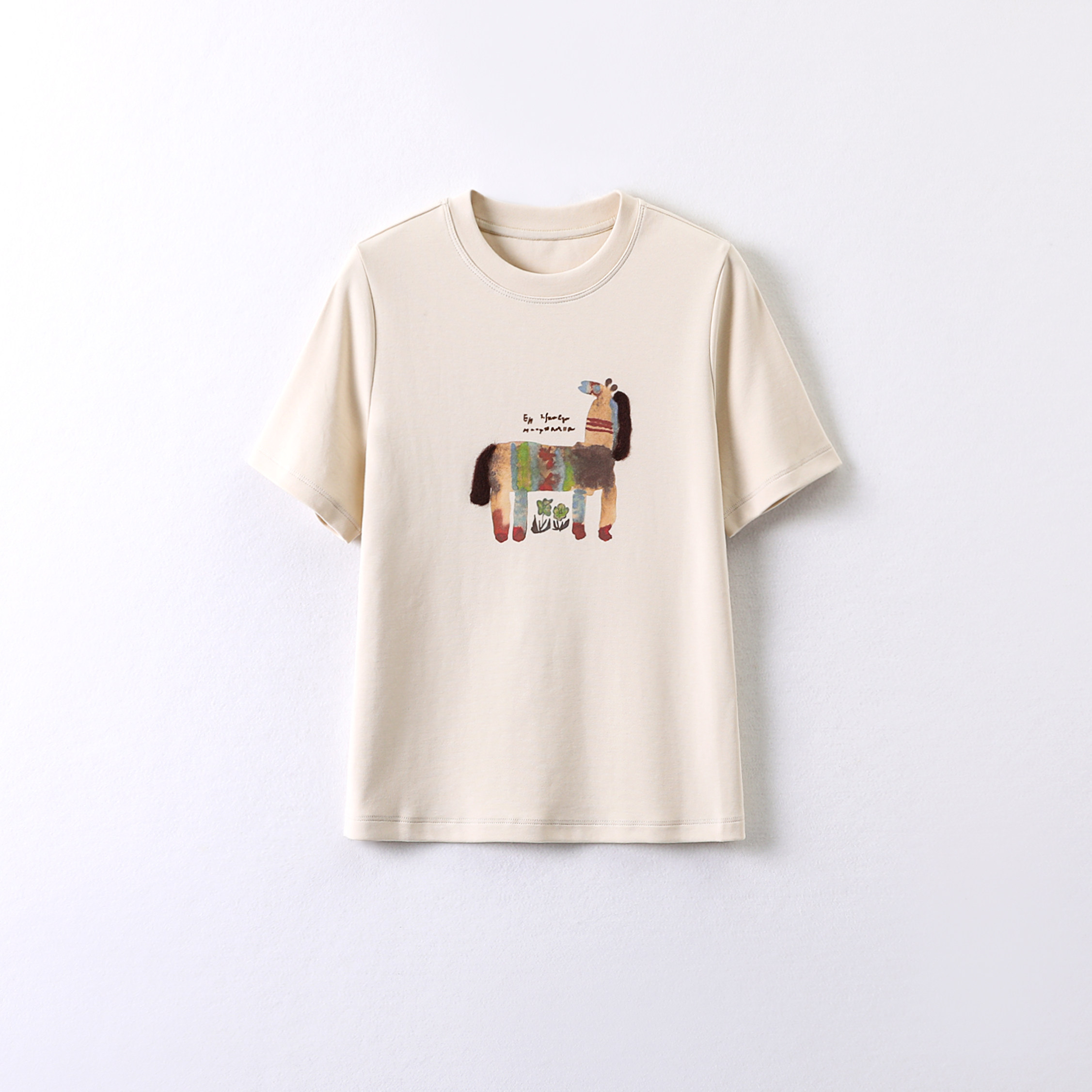 [แนะนำโดย Huahua] เสื้อยืดลายม้าแคระ