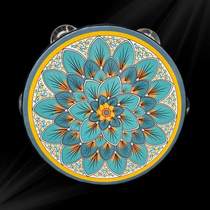 Shangling drum exam tambourine dance dance Orff Xinjiang Uighur props tambourine instrument small flying children