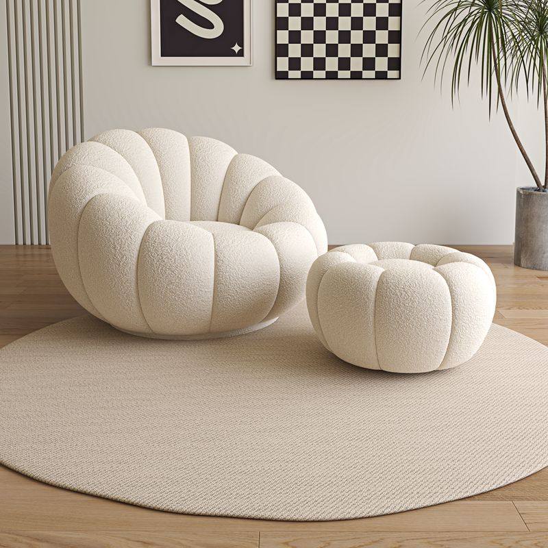 Sloth sofa Sofa Pumpkin Sofa Chair Lamb Suede Balcony Leisure Chair Can Lie Sleeping Net Red Single Deck Chair Winter-Taobao