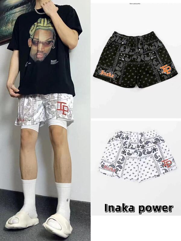 Ip American-Style Shorts Trendy Retro Basketball Sports Shorts Four-Quarter Length Shorts Below the Knee Loose Quick-Drying Trendy Fake Two-Piece Ip American-Style Shorts Trendy Retro Basketball Sports Shorts Four-Quarter Length Shorts Below the Knee Loose Quick-Drying Trendy Fake Two-Piece