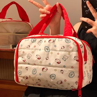 Cosmetic Bag for Women, Large Capacity, 2025 New Model, Portable Hand-Held Partitioned Travel Waterproof Toiletry Storage Bag