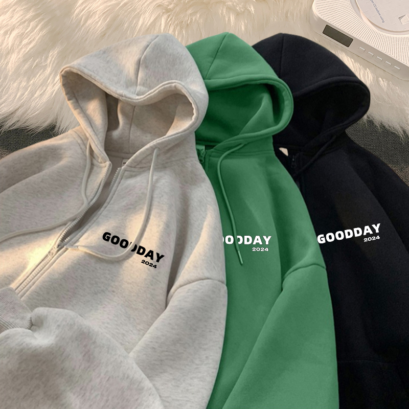 Winter Fleece-Lined Thickened Children's Sweatshirt for Boys 2025 New Model Shandong Jimo Medium and Large Children's Hooded Cardigan Jacket Winter Fleece-Lined Thickened Children's Sweatshirt for Boys 2025 New Model Shandong Jimo Medium and Large Children's Hooded Cardigan Jacket