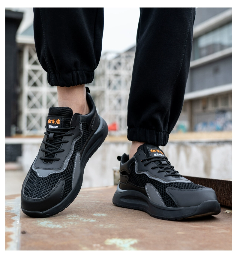 New insulated 10KV electrician shoes for men in autumn and winter, anti-odor labor protection shoes, steel toe caps, anti-smash and puncture-proof, ultra-light soft soles