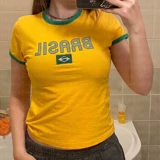 Готическая эмо девушка C Top Sreetwear Эстетическая гранж