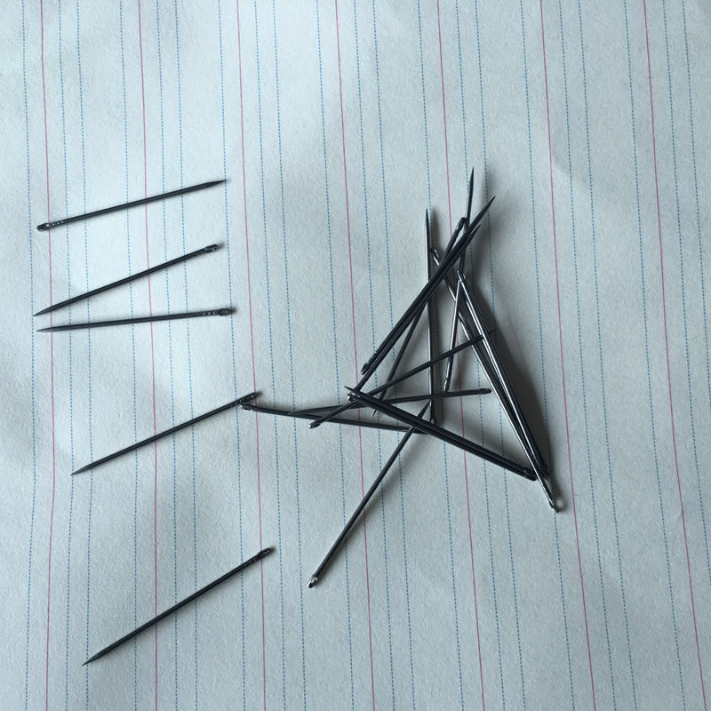 Chongqing Shizhu Tujia cross stitch insole special needle No 5 needle No 5 needle thick needle