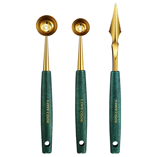 German Imported Fruit Scooper, Fruit Cutter, 304 Stainless Steel Watermelon Scooper, Fruit Meat Extractor Tool