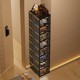 Japan Imported Mujie Transparent Foldableing Installation-Free Shoe Box Shoe Cabinet Shoe Rack Shoe Space-Saving Storage Artifact