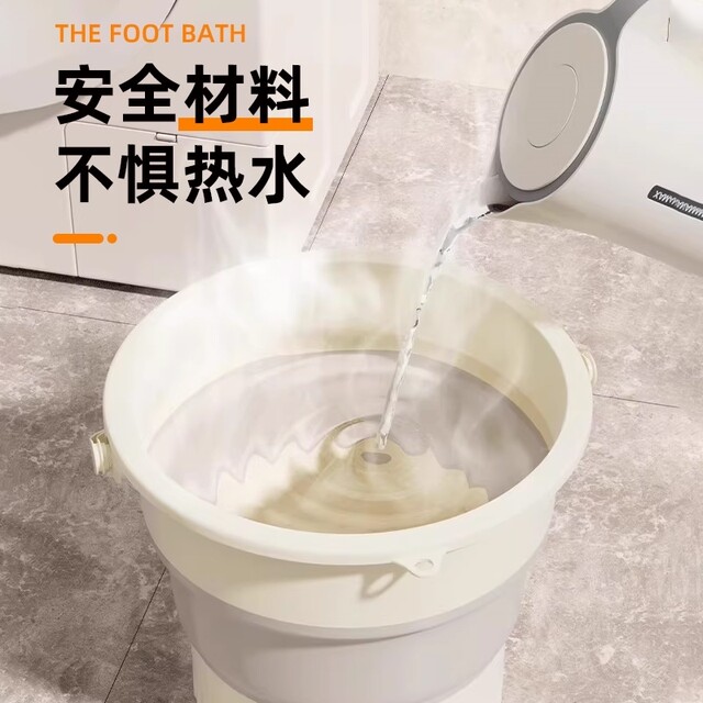 Japan Imported Mujie Foldableing Bucket Portable Car Wash Special Fishing Travel Outdoor Fishing Home Thickeneding