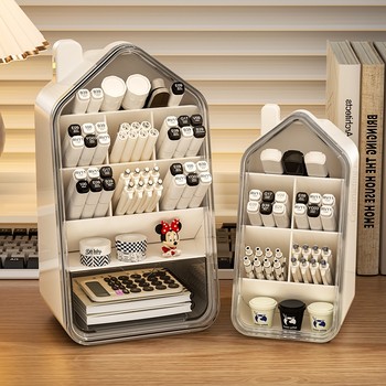 Japanese Imported Desktop Pen Holder Storage Box Desk Stationery Organizer Magic Storage Rack Pen Stand Office Storage Rack