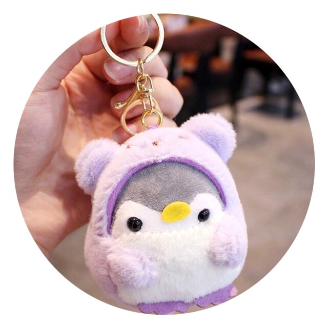 Japanese Imported Healing Penguin Backpack Pendant Cute Bag Backpack Decoration Small Plush Doll Couple