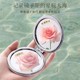 Japanese Imported Mujie Mirror, Portable Folding Mini Mirror, Double-Sided Handheld Makeup Mirror for Men and Women