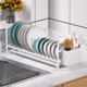 Japanese Mujie Kitchen Multi-Layer Dish Rack Countertop Narrow Model Bowl and Chopstick Holder Storage Rack Dish Drying Cabinet