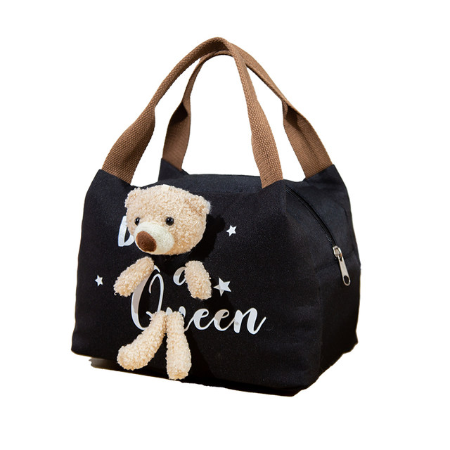 Japan Imported Mujie Insulated Bag Lunch Box Lunch Bag Satchel Aluminum Foil Thickeneded Handbag Office Worker Student