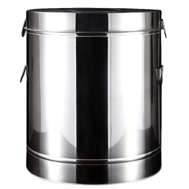 German Imported Stainless Steel Tangerine Peel Barrel, Large Iron Barrel, Thickened Storage Sealed Jar, Tea Storage Jar