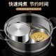 German Imported 316 Food-Grade Steamed Egg Bowl with Lid, Steamed Egg Custard 304 Stainless Steel Steamed Rice Stew Pot Special Bowl