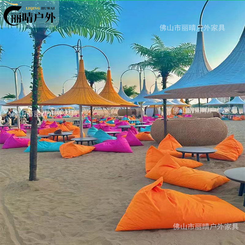 Net Red Open-air Bird Nest Cassette Beach Folk Juku Creative Circular Rattan Scenic Area Hit Card Outdoor Seat Autumn-Taobao