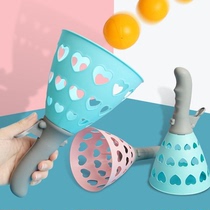 Parent-child interactive double ejection and ball game for children boys and girls indoor fun elastic toss and ball thickening