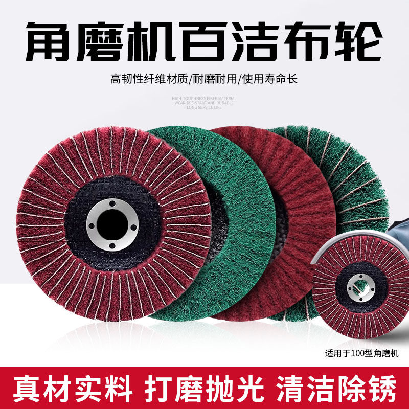Stainless steel polishing pads with scouring pads for polishing machines
