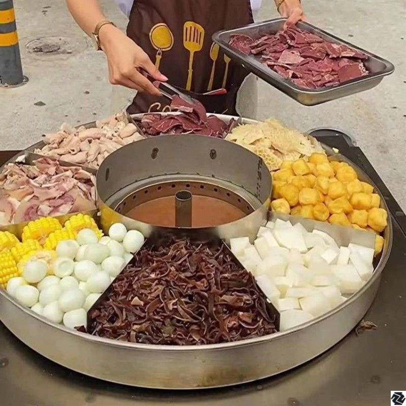 Internet-Famous Beef Offal Pot, Spicy Hot Pot, Oden, High-Temperature Resistant, Commercial-Grade, Hong Kong-Style Fountain Beef Offal Pot, Stainless Steel Multi-Functional Pot Internet-Famous Beef Offal Pot, Spicy Hot Pot, Oden, High-Temperature Resistant, Commercial-Grade, Hong Kong-Style Fountain Beef Offal Pot, Stainless Steel Multi-Functional Pot
