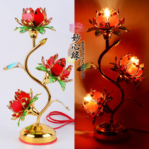 Home lighting Hall front lamp power supply lamp front desk lamp three magenta Lotus Lamp Supply lamp