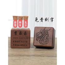 Umbilical cord lanugo collection box baby belly preservation bottle newborn babys 100-day-full-moon deciduous teeth and fetal hair souvenirs