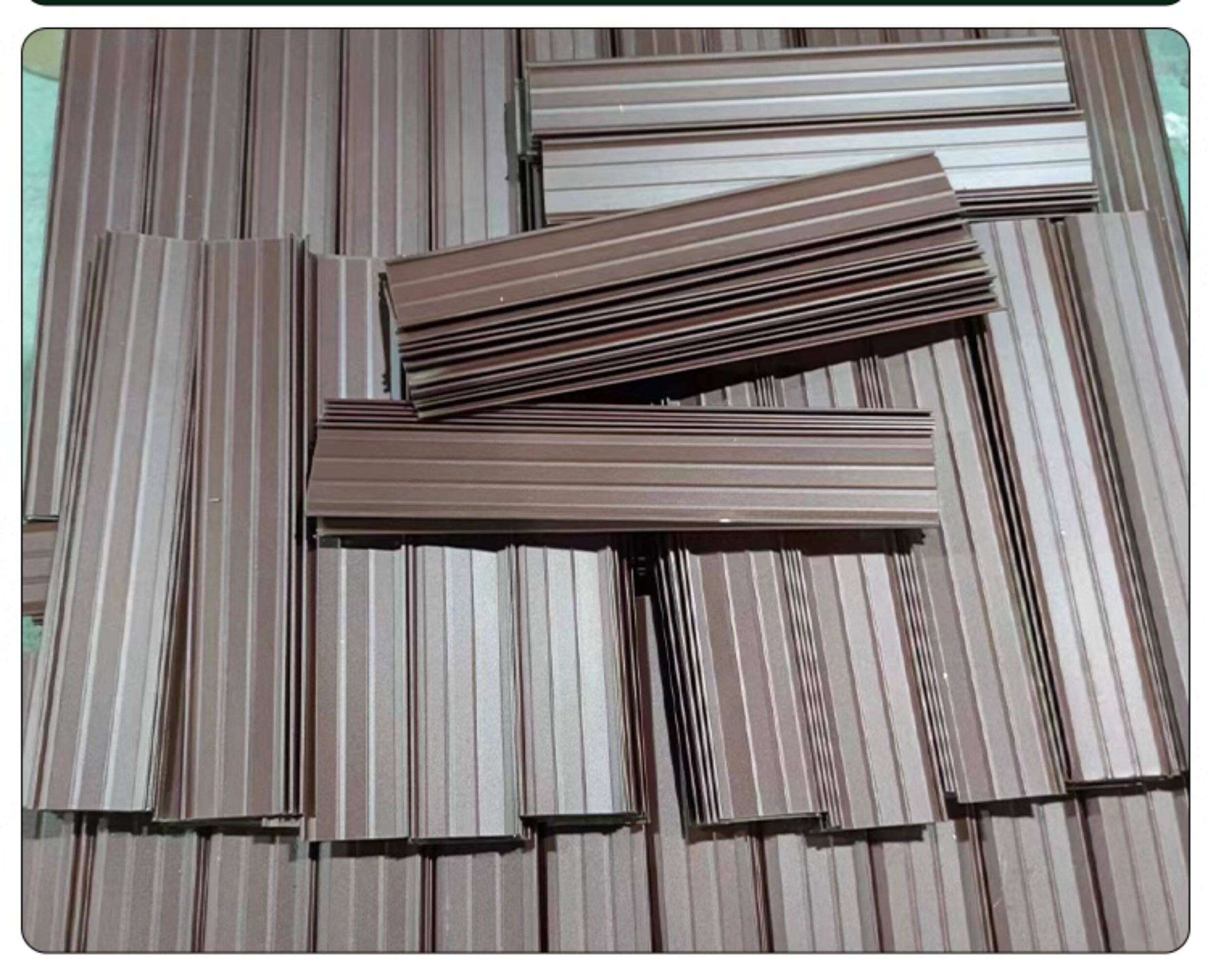 Алюминиевые жалюзи 空调外机罩防雨防晒室外机美化格栅阳台百叶装饰镀锌铝合金