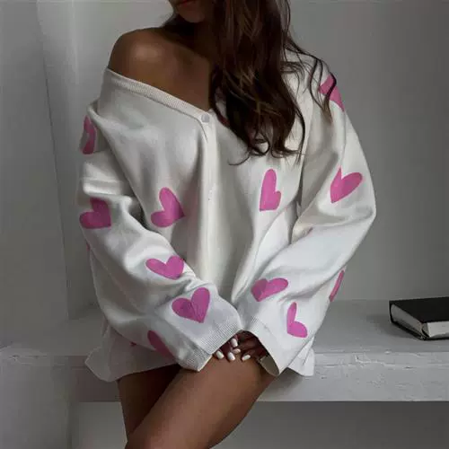 Женская шерстяная куртка с длинными рукавами вязаный свитер