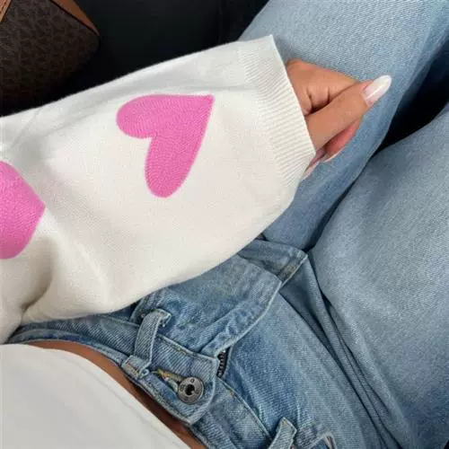 Женская шерстяная куртка с длинными рукавами вязаный свитер