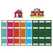 Kid Attendance Pocket Chart Classroom Pocket 74 Cards Chart
