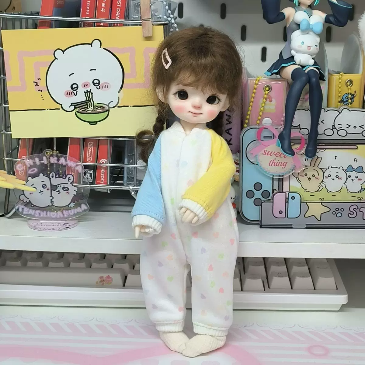 6-точечные кукловедческие? - перевожу прямо: 6 points bjd little six crawling clothes one-piece baby clothes fat cute doll clothes pajamas homemade handmade baby clothes