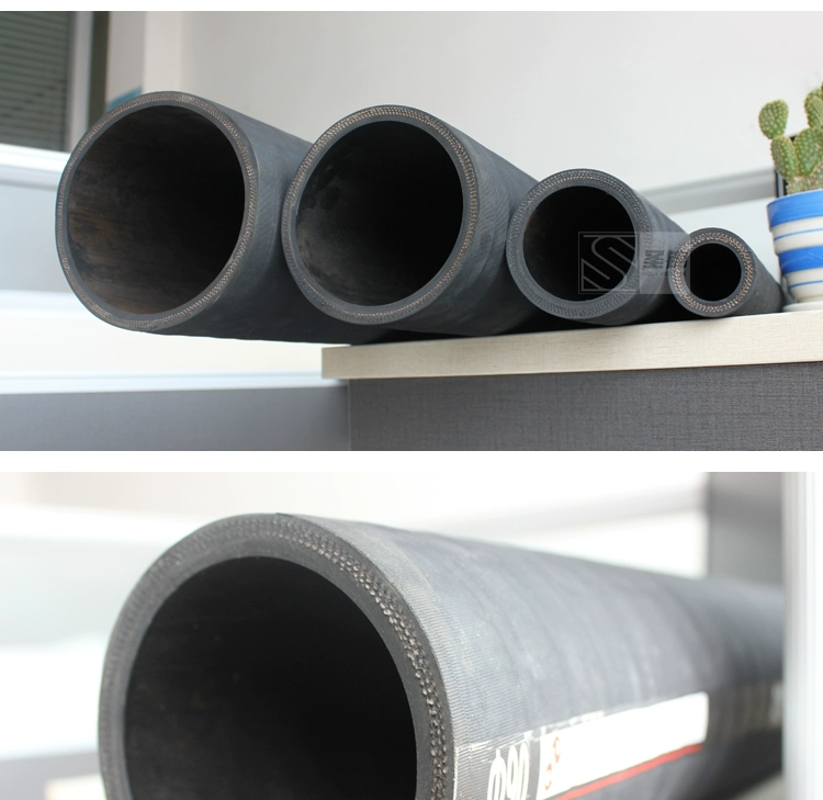Vải đen ống cao su máy xúc ống chịu dầu áp lực cao ống dẫn dầu ống nước áp lực cao ống thủy lực 1 mét
