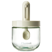 German seasoning jar salt jar storage box seasoning storage bottle jar glass kitchen household sealed moisture-proof 2675